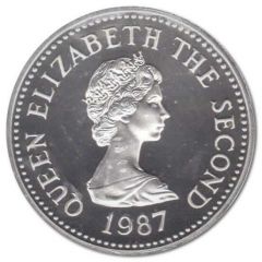 1 Pound - Elizabeth II St. Ouen, Silver Proof
