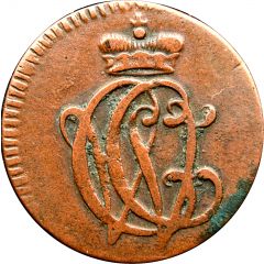 2 Pfennig - Clemens Wenzel of Sachsen