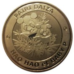 Token - Pairi Daiza- Hao Hao et Baby P
