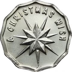 Token - Christmas Wish Christmas Pudding Coins