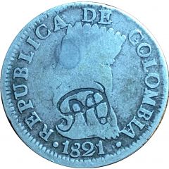2 Reales Countermarked Coinage