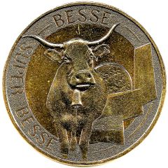 Monnaie de Paris Tourist Token - Besse Super Besse - La vache et le fromage St Nectaire