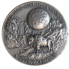 Medal - Medallic Art National Parks Yellowstone - Keystone, High Relief