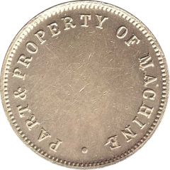Amusement Token - Part and Property of Machine 30 mm