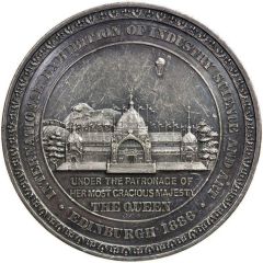 Medal - Victoria International Exhibition of Industry, Science and Art, silver