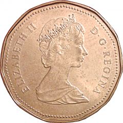 1 Dollar - Elizabeth II 2nd portrait