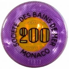 200 francs - Casino de Monte-Carlo