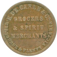 1 Penny - De Carle, E and Co Melbourne & Plenty, Victoria