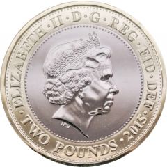2 Pounds - Elizabeth II 4th portrait, Magna Carta