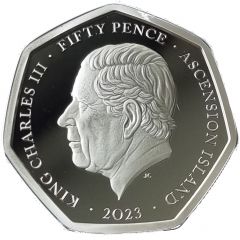50 Pence - Charles III St George and the dragon