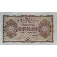 100 Lir Yugoslav partisans