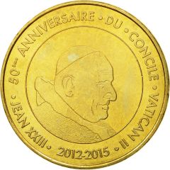 Monnaie de Paris Tourist Token - Lourdes 2012-2015 50ème anniversaire du Concile Vatican II