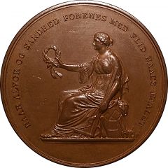 Medal - For well done apprenticeship exam in front of representatives of the Danish industry and crafts
