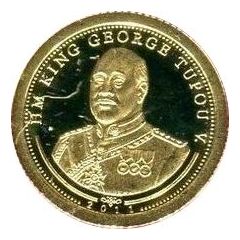10 Pa`anga - George Tupou V Trilithon