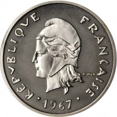 20 Francs Piedfort nickel