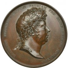 Medal - George III Treaty of Paris, J. Barber & T. Wyon, bronze