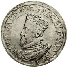 2 Thalers - Ferdinand II of Tyrol Posthumous, Hall