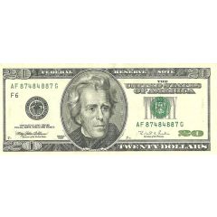 20 Dollars Federal Reserve Note, large portrait