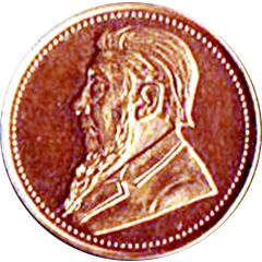 Token - 3 Pence Sammy Marks Tickey, Jeweller`s Copy