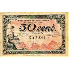 50 Centimes - Chambre de Commerce du Puy 43