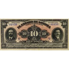 10 Pesos El Estado de Sonora