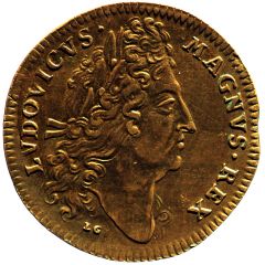Rechenpfennig - Louis XIV Ponts et Chaussées, Lazarus Gottlieb Lauffer, Nuremberg
