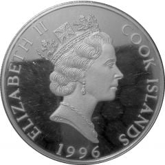 5 Dollars - Elizabeth II African Slender-Snouted Crocodile