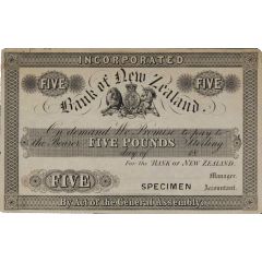 5 Pounds Bank of New Zealand