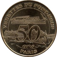 Monnaie de Paris Tourist Token - Paris Vedettes du Pont-Neuf - 50 ans