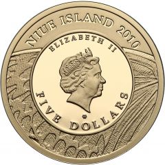 5 Dollars - Elizabeth II Scarce copper