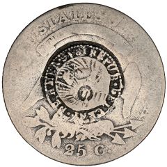 2 Reales Type V Counterstamp
