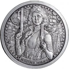 2 oz Silver Time Traveler: Wayfarer Maiden