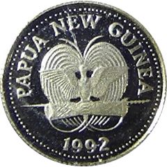 10 Kina - Elizabeth II Butterfly, Gold issue