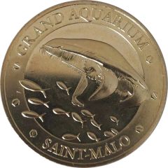 Jeton touristique - Monnaie de Paris - Saint Malo - Grand aquarium