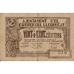 25 Céntimos El Cirerer del Llobregat