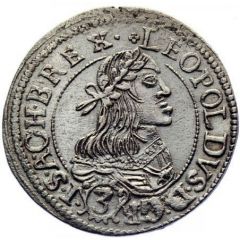 3 Kreuzers - Leopold I