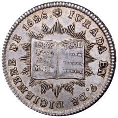 1 Sol - Antonio José de Sucre First Constitution - Monetary Medal