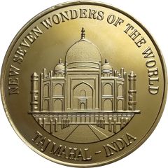 Medal - New Seven Wonders of the World Taj Mahal - India