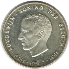 250 Francs - Baudouin I 25th Anniversary of Accession, Dutch text