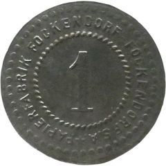 1 Pfennig - Fockendorf Papierfabrik