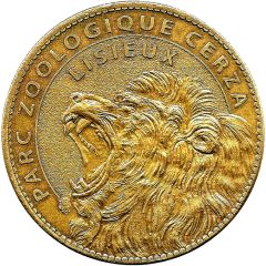 Token - Arthus Bertrand - Tresors de France Lisieux - Parc Zoologique Cerza