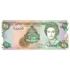 5 Dollars - Elizabeth II B Series, Revised Colouring
