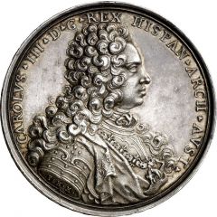 Victory at the siege of Barcelona - Charles III