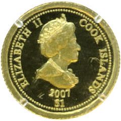 1 Dollar - Elizabeth II Cyprus 2 Euro