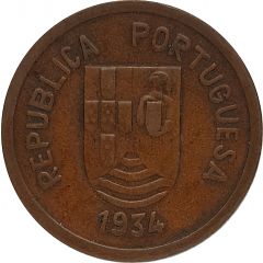1 Tanga- Republic Lisboa mint