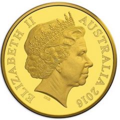 10 Dollars - Elizabeth II 4th Portrait - Australia`s First Mints - Gold Proof