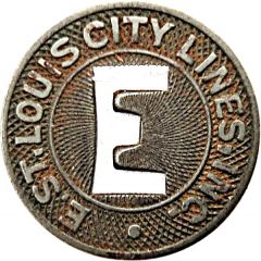 1 City Fare - E. St. Louis City Lines Illinois