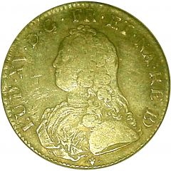 Écu de Béarn aux branches d`oliviers - Louis XV