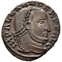 Follis - Domitius Alexander S P Q R OPTIMO PRINCIPI, Carthage