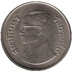 5 Baht - Rama IX 50th Birthday 'Legend Siam Minta'